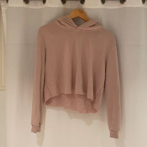 Brandt Melville pink cropped hoody